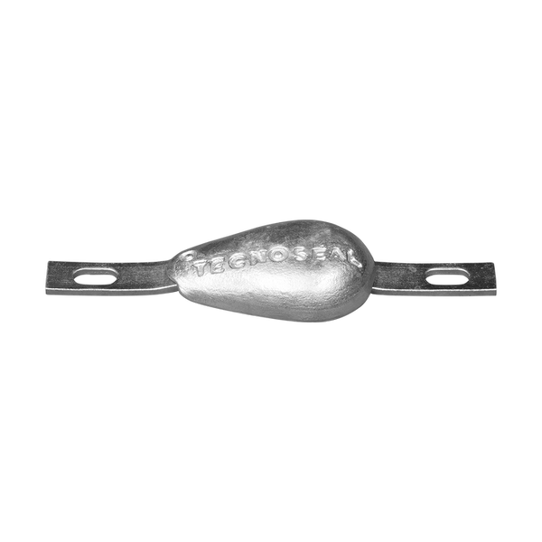 Bolt on anodes with strap teardrop type - Series Fino a 3,10 kg / Up to 3,10 kg
