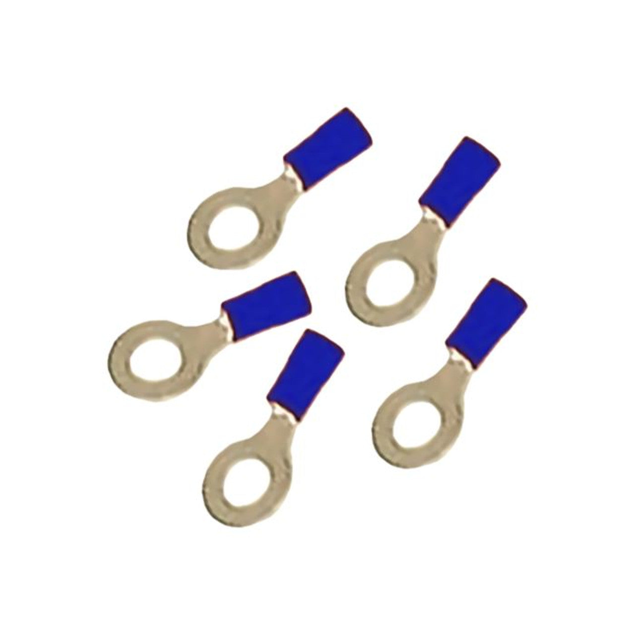 Blue Crimp Terminals 8Mm. Ring Q730