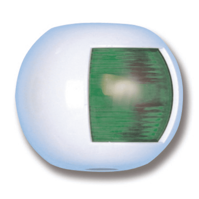 Trem 12m Round Starboard Navigation Light – Black or White, 12V LED