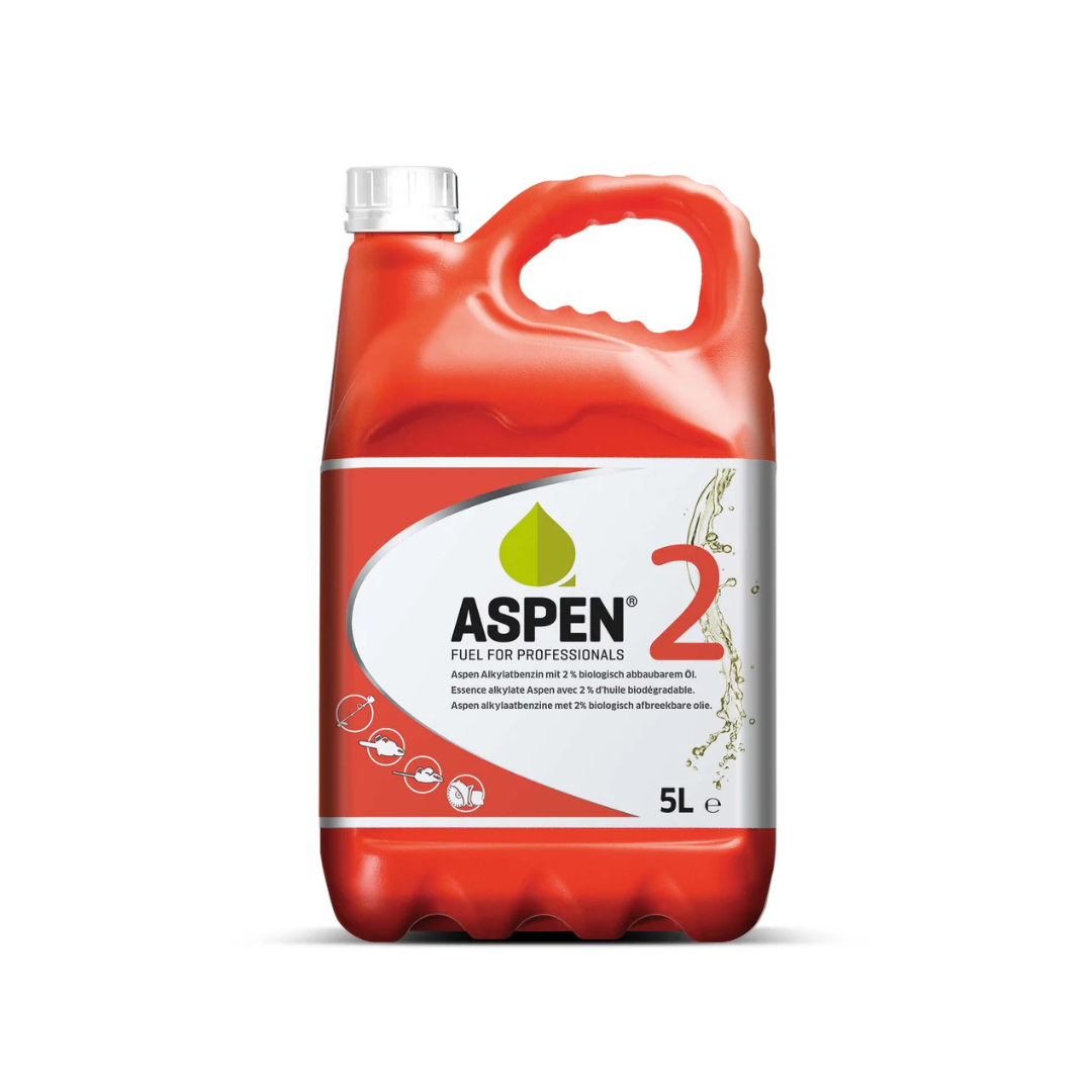 Aspen 2 Fuel – Pre-Mixed 2-Stroke Alkylate Petrol with Biodegradable Oil (Red)
