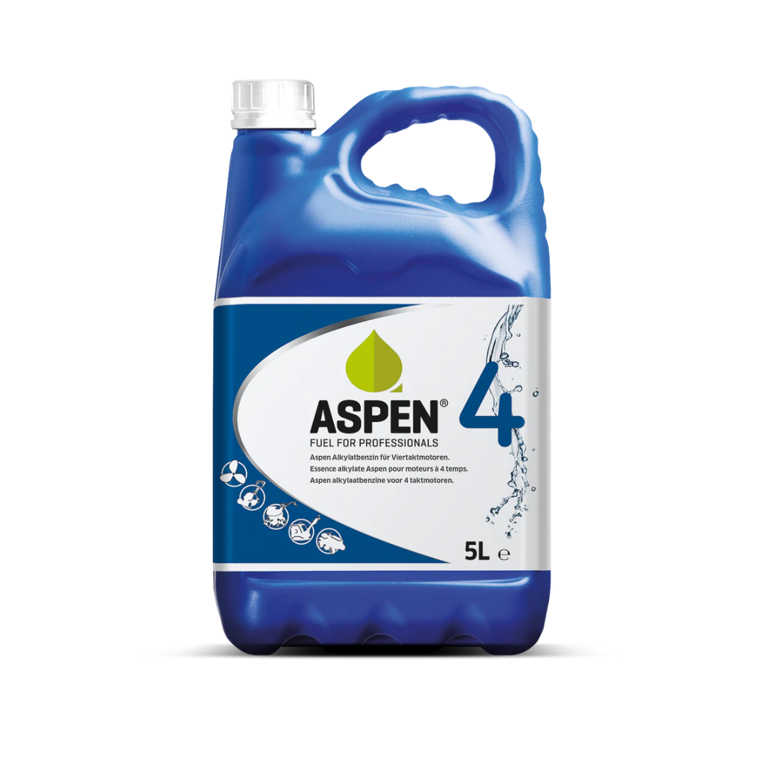 Aspen 4 Fuel – Ethanol-Free Alkylate Petrol for 4-Stroke Engines (Blue)