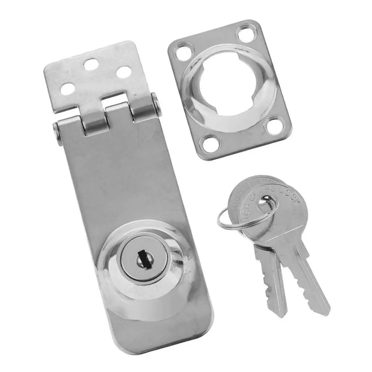 Cquip 306 Stainless Steel Lockable Hasp with Keys