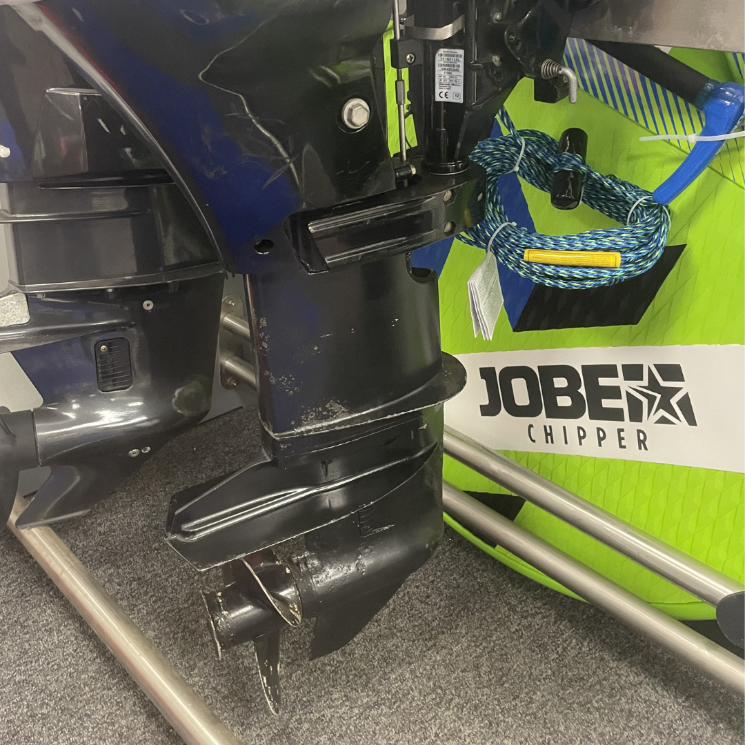 Approved Used: Mariner 15HP Outboard Engine, 4-Stroke, Long Shaft, Pull Start, Tiller