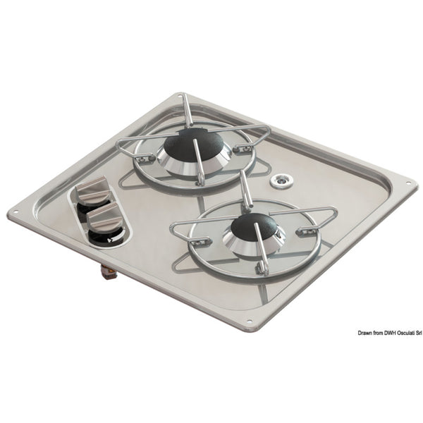 Osculati Recess Fit Stainless Steel Cooktop