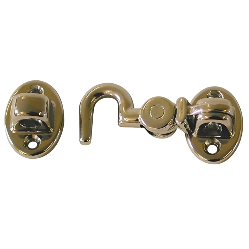Aquafax Silent Cabin Hook Brass