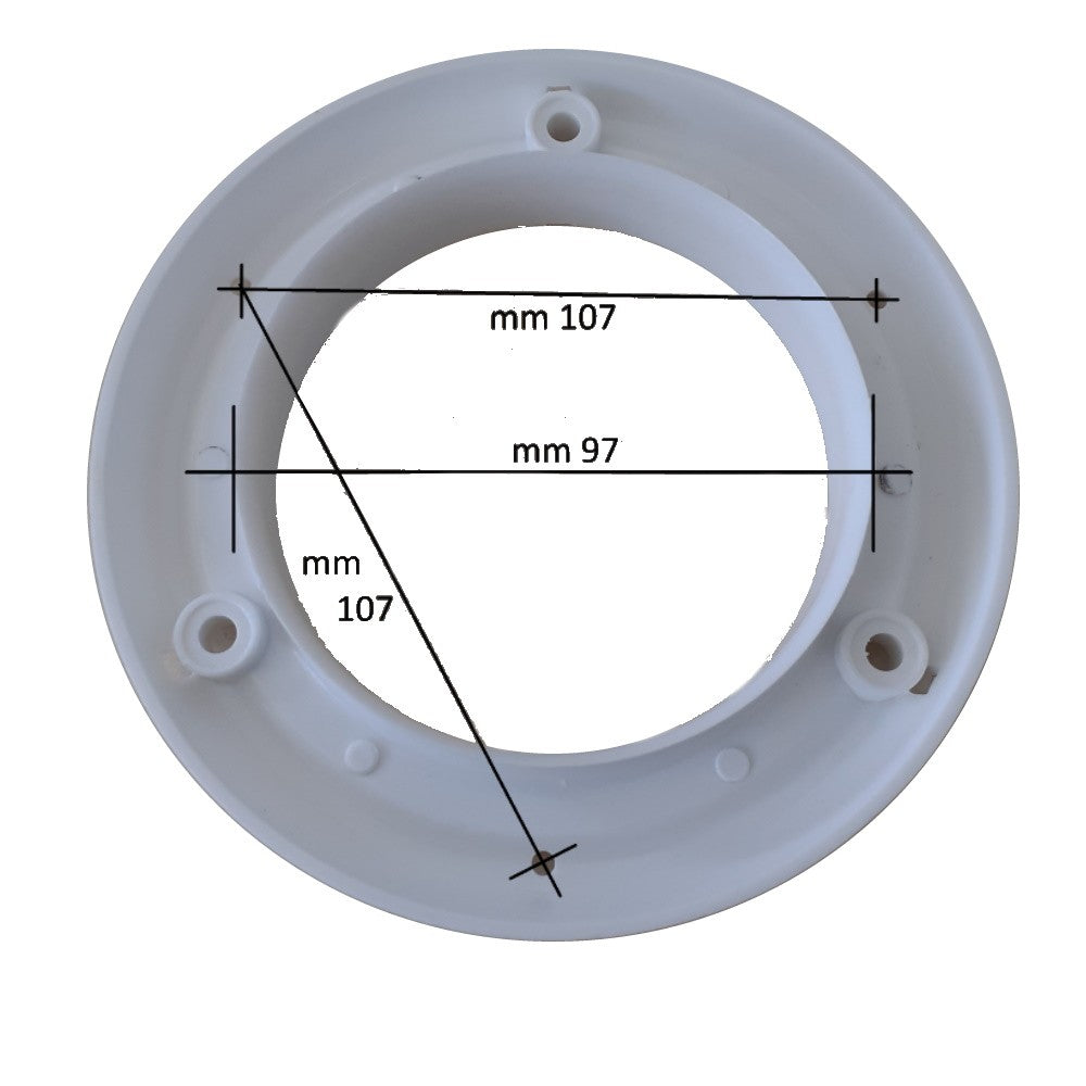 Vetus UFO TRANS Stainless Deck Ventilator