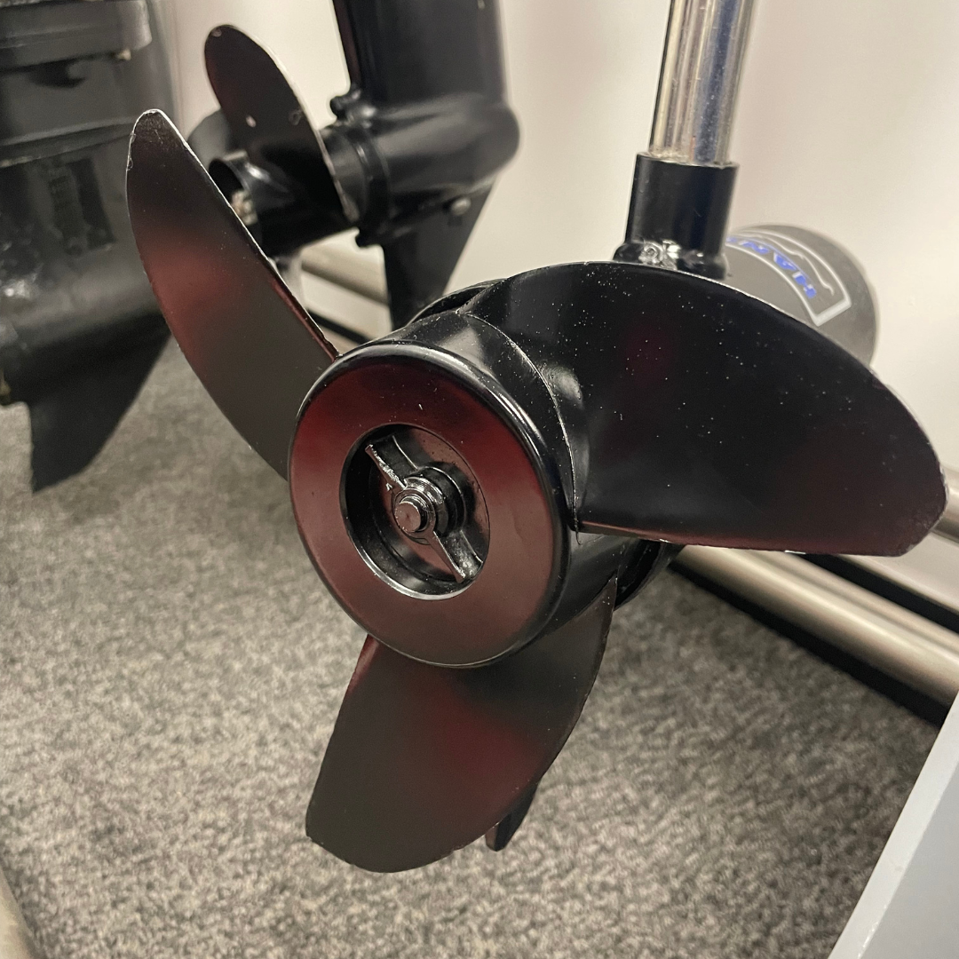 Approved Used: Hangkai ET65 12V Electric Outboard Engine, Short Shaft, Tiller