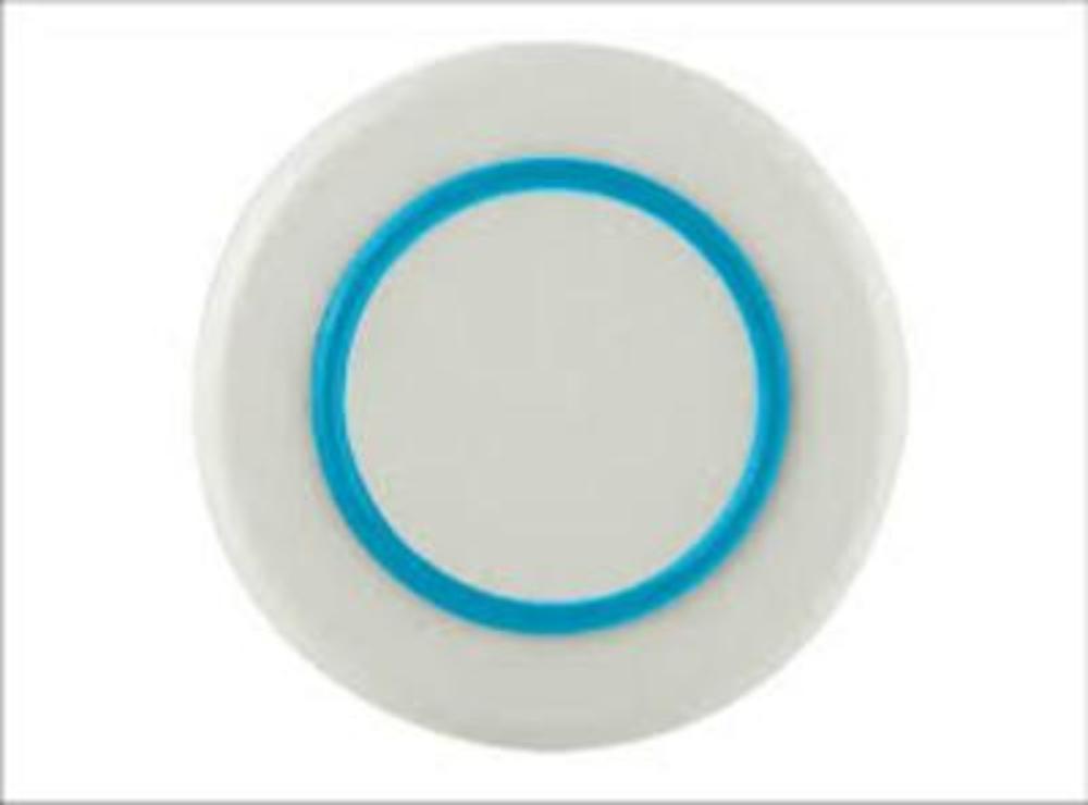 Sorona Non-Slip Bowl -White w Vivid Blue Non Slip