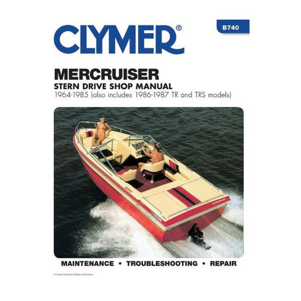 Clymer Manuals Mercruiser Stern Drive Shop Manual 1964-1985