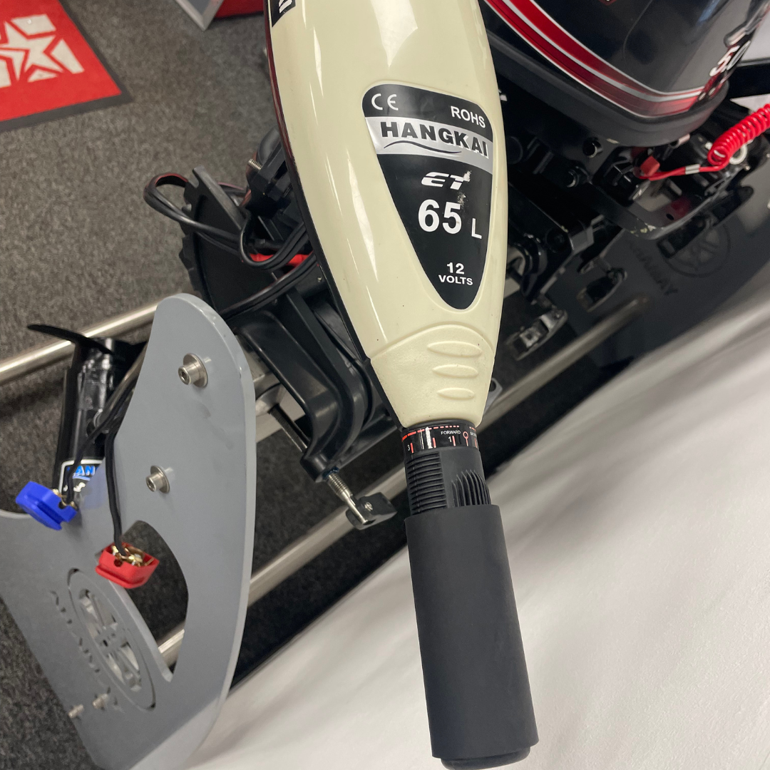 Approved Used: Hangkai ET65 12V Electric Outboard Engine, Short Shaft, Tiller