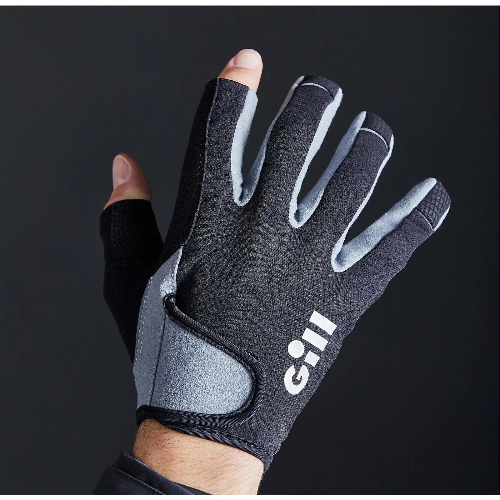 Gill Deckhand Gloves Long Finger Black