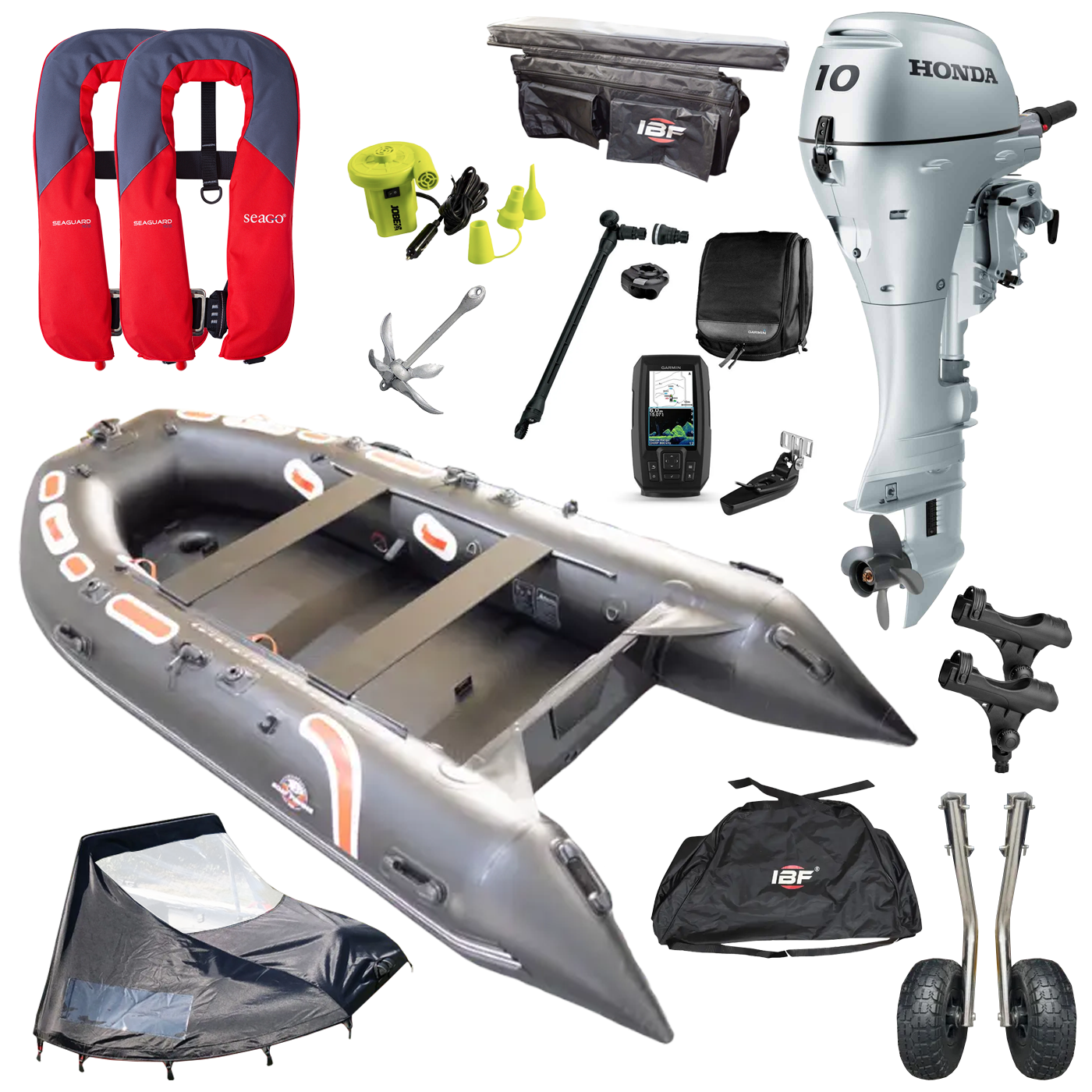 Hydrus H7 Pro + Honda 10HP Fishing Starter Package