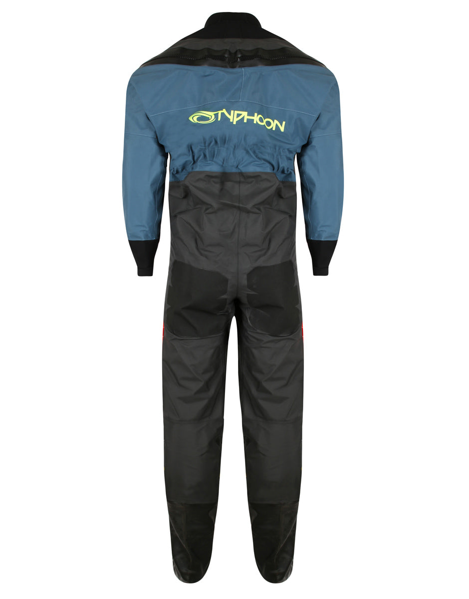 Typhoon Mens Hypercurve 4 B/E Drysuit Teal/gray