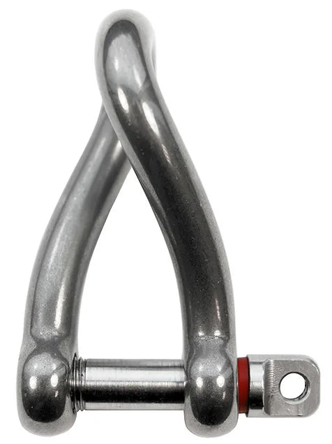 Waveline Stainless Steel Extra Long Twisted Shackle (8mm)
