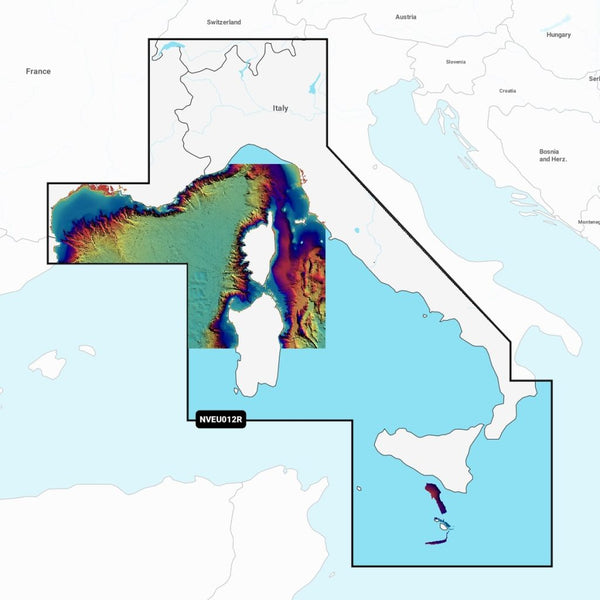Navionics Vision+™ - Mediterranean Sea, Cen. & West NVEU012R microSD™/SD™