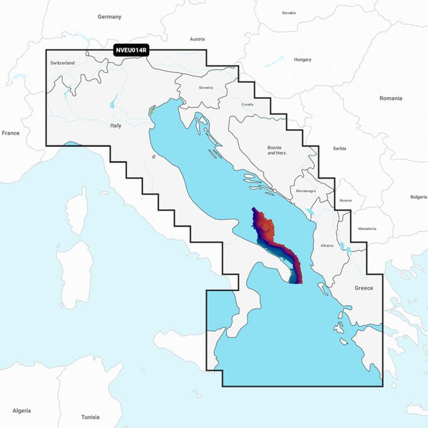 Navionics Vision+™ - Italy, Adriatic Sea NVEU014R microSD™/SD™