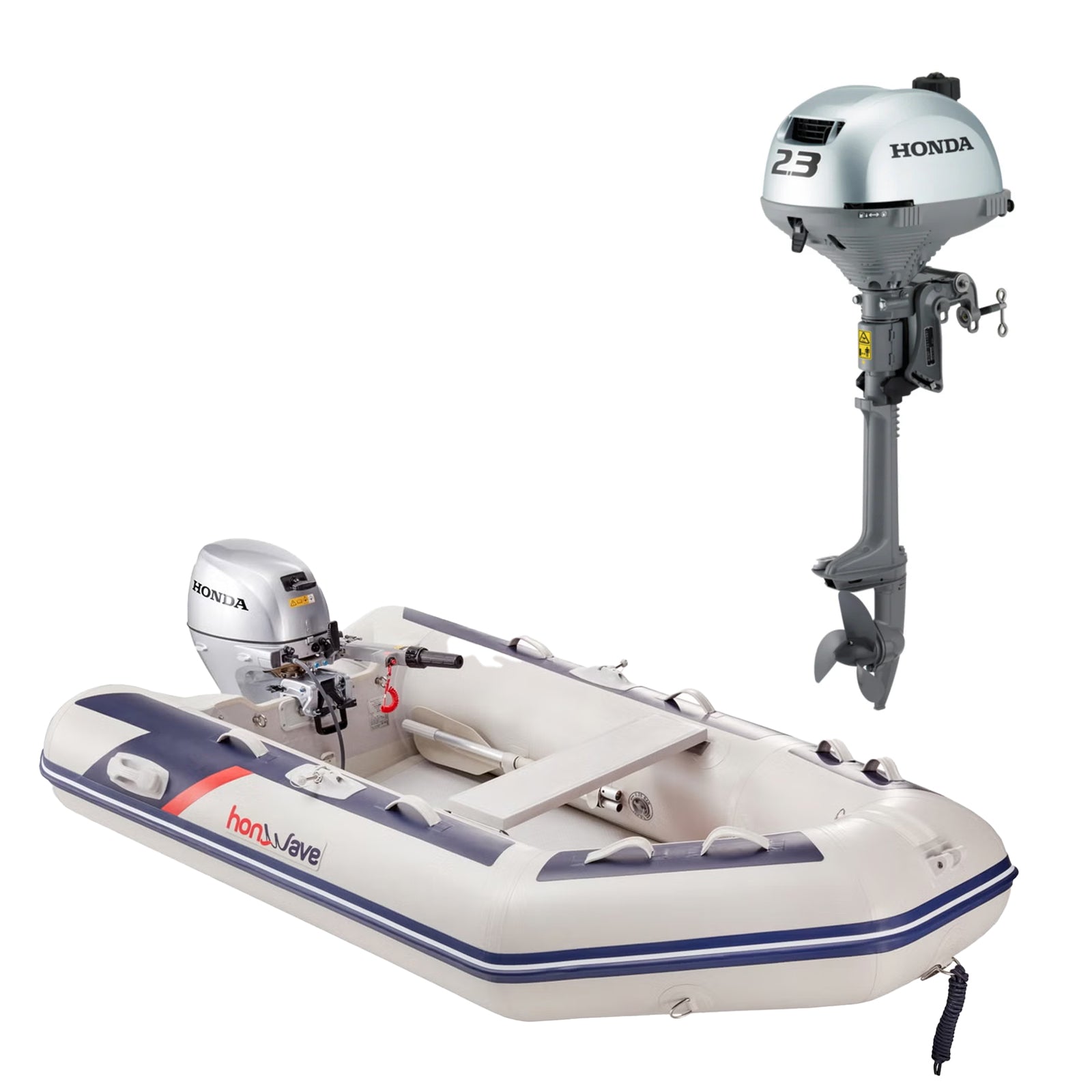 Honda T27-IE plus BF2.3 SCHU short leg 4-stroke engine
