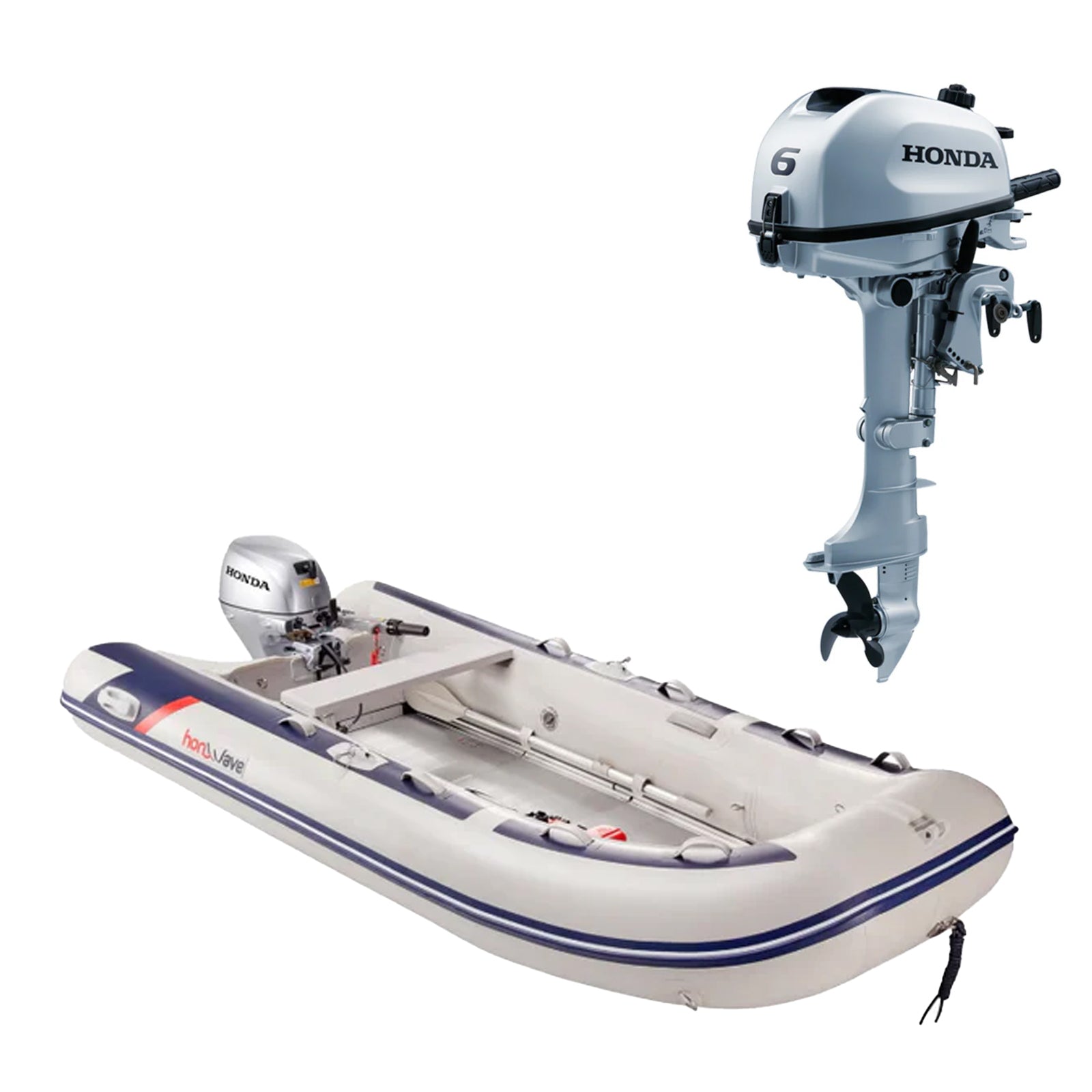 Honda T35-AE plus BF6 SHNU short leg 4-stroke.