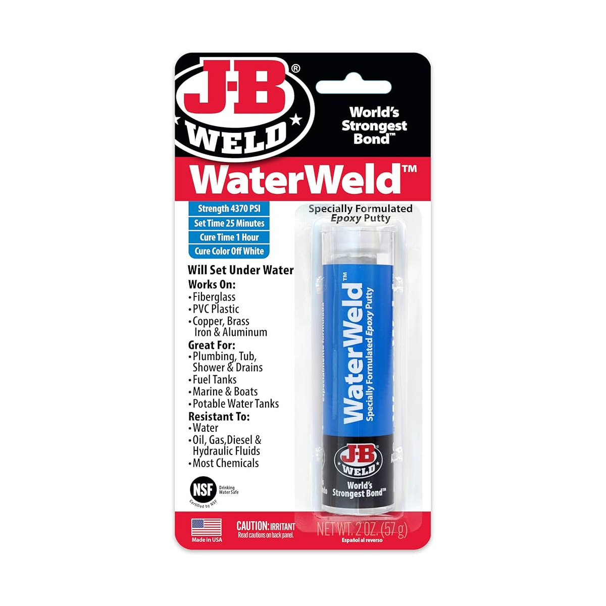 JB Waterweld Epoxy Putty