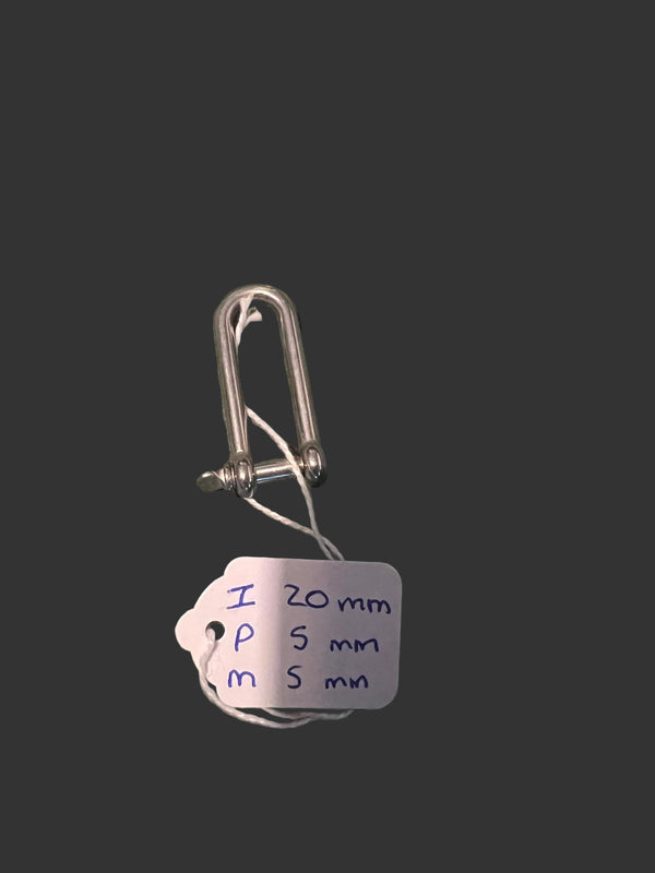316 Marine Grade Stainless Steel Long Dee Shackle