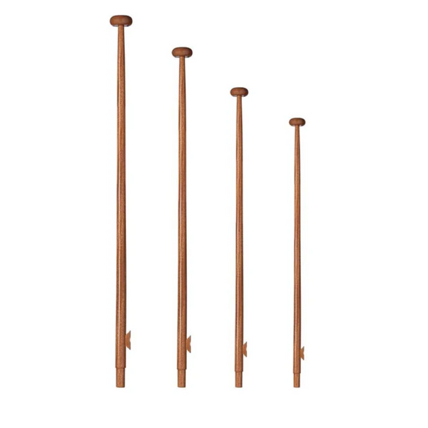 Lahna Mahogany Premium Flag Poles with Cleats