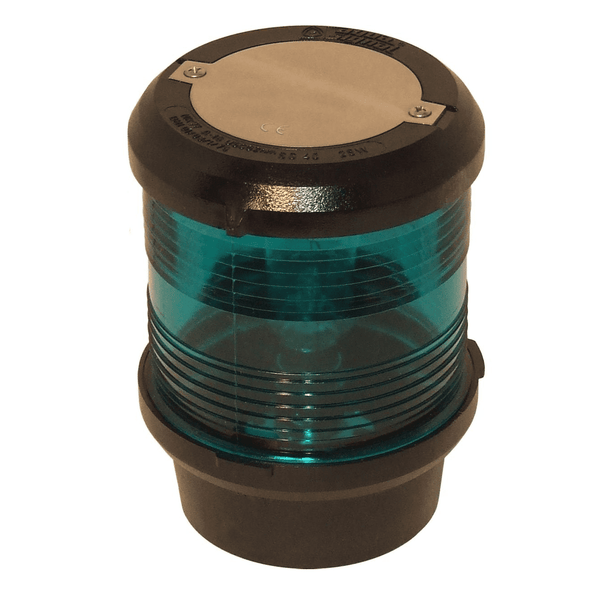 Aqua Signal S40 Green Starboard Navigation Light – Surface-Mounted, 12V, 360° Visibility