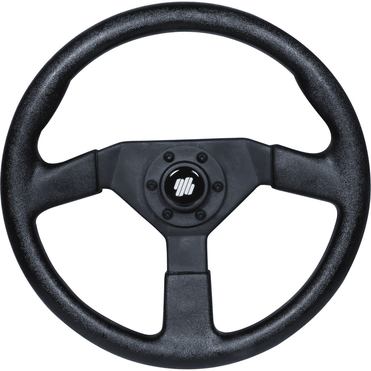 Aquafax Ultraflex Black Soft Grip Steering Wheel - 350mm 36517Q