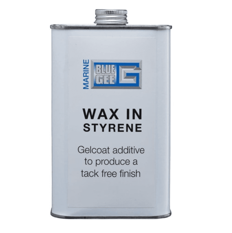 Blue Gee Wax in Styrene Gelcoat Additive