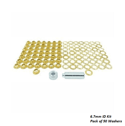 Aquafax Brass Eyelet Kit with Stamper Tool