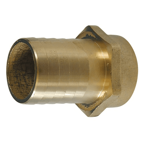 Aquafax Brass Female BSPF Hose Connector with Hex Shoulder