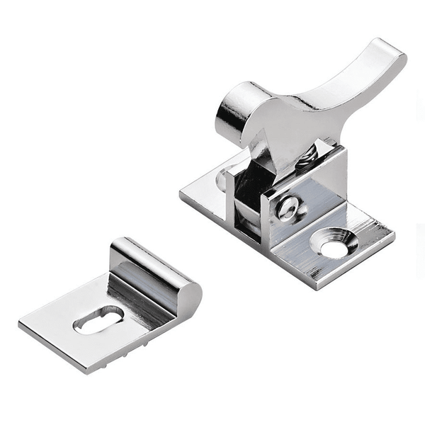 Cquip Chrome Brass Elbow Cupboard Catch