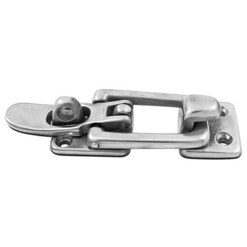 Bayside Marine Chrome Hold Down Catch Lock with Padlock Eye