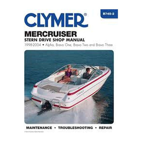 Clymer Manuals Mercruiser Stern Drive Shop Manual 1998-2004
