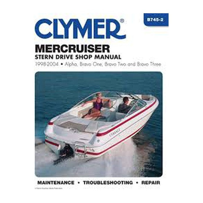 Clymer Manuals Mercruiser Stern Drive Shop Manual  1998-2004