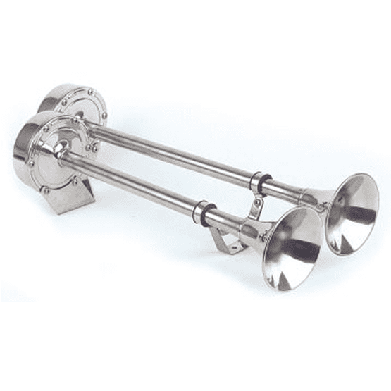 Cquip Double Stainless Steel Electric Boat Horn