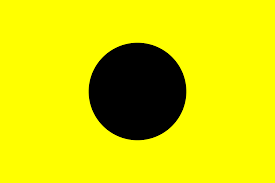 Meridian Zero Nautical Signal Flag India - Altering Course to Port