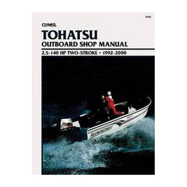 Clymer Manuals Tohatsu Outboard Shop Manual 2.5 140Hp 2 Stroke 1992-2000