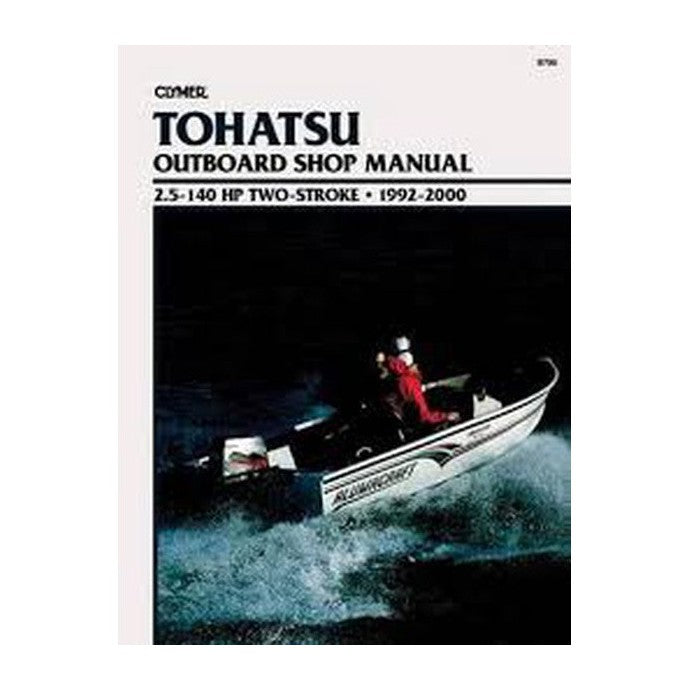 Clymer Manuals Tohatsu Outboard Shop Manual  2.5 140Hp 2 Stroke  1992-2000