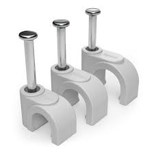 Cable Clips 10Mm Round. Q821