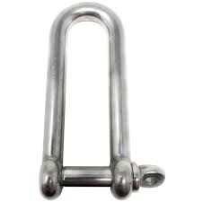 Waveline Stainless Steel Long D Shackle (4mm)