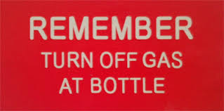 Glowfast Turn Off Gas Bottle