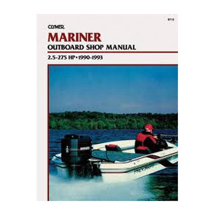Clymer Manuals Mariner Outboard Shop Manual  2.5 275Hp 1990-1993