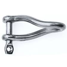 Petersen Stainless Long Twisted Shackle (5mm)