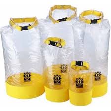 Crewsaver Aran Dry Bag Clear And Yellow 6236 Xl