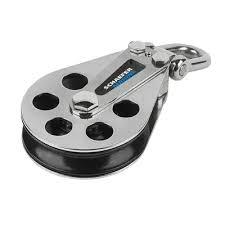 Seasure Ball Bearing Single Block Stainless Sheave