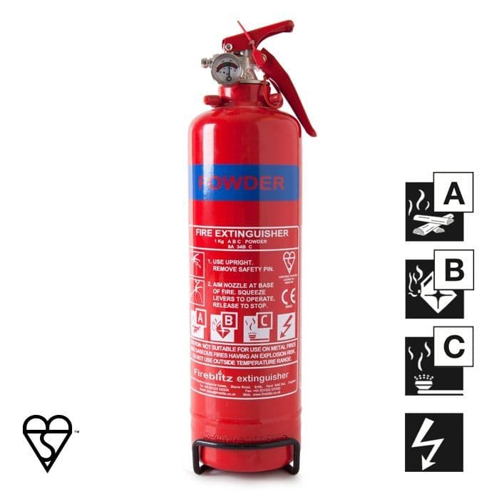 Fireblitz ABC Powder Extinguisher 8A 34B C (1kg)