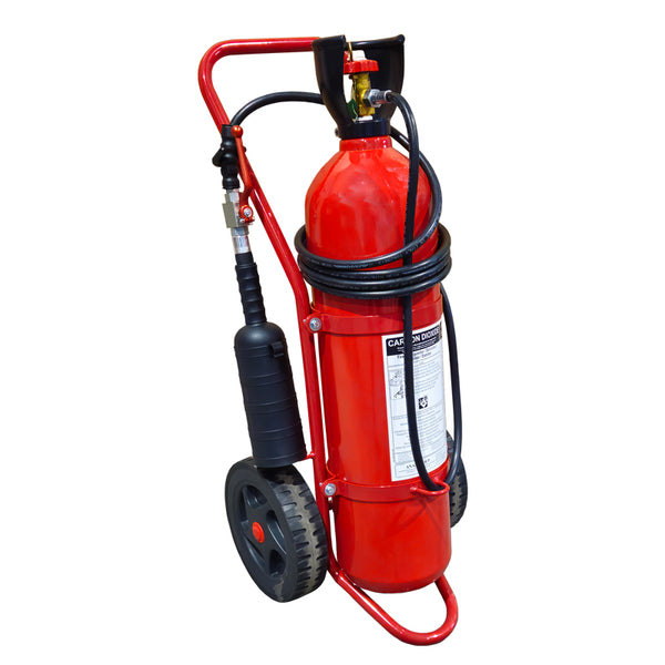 Fire Extinguisher Wheeled, CO2, 20kg, w/Hose,