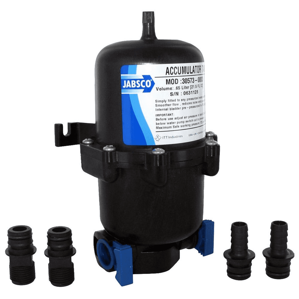 Jabsco Accumulator Tank with Membrane - 0.6 Litre