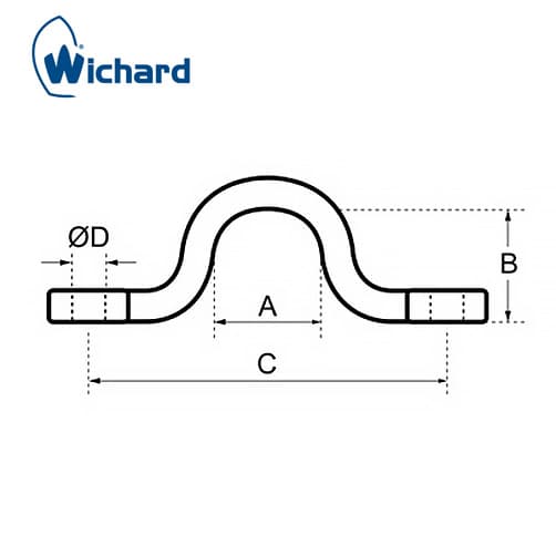 Lacing Eye - Stainless Steel - Wichard