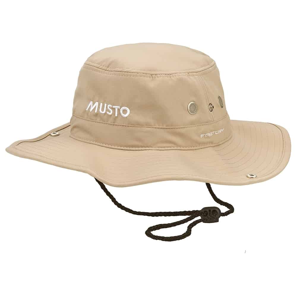 Musto Evo Fd Brimmed Hat Light Stone